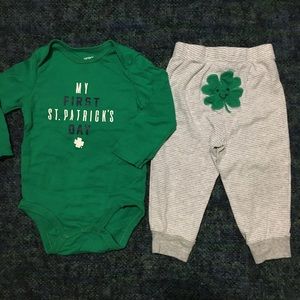My First St Patrick’s Day Outfit 12m